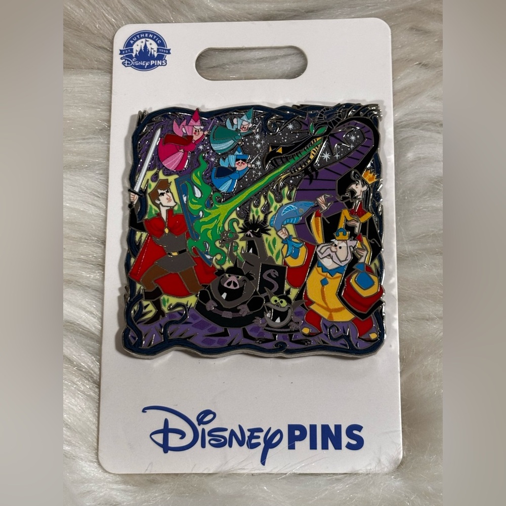 2024 Disney Parks Sleeping Beauty Supporting Cast Cluster Pin New